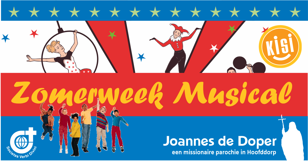 Zomerweek Musical Spector voor kinderen in onze kerk.