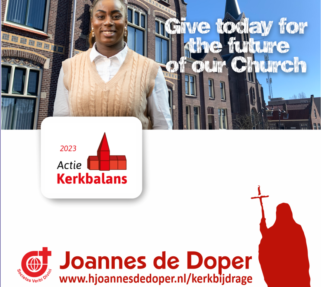 Kerkbalans, geef voor je kerk Joannes de Doper parochie Hoofddorp