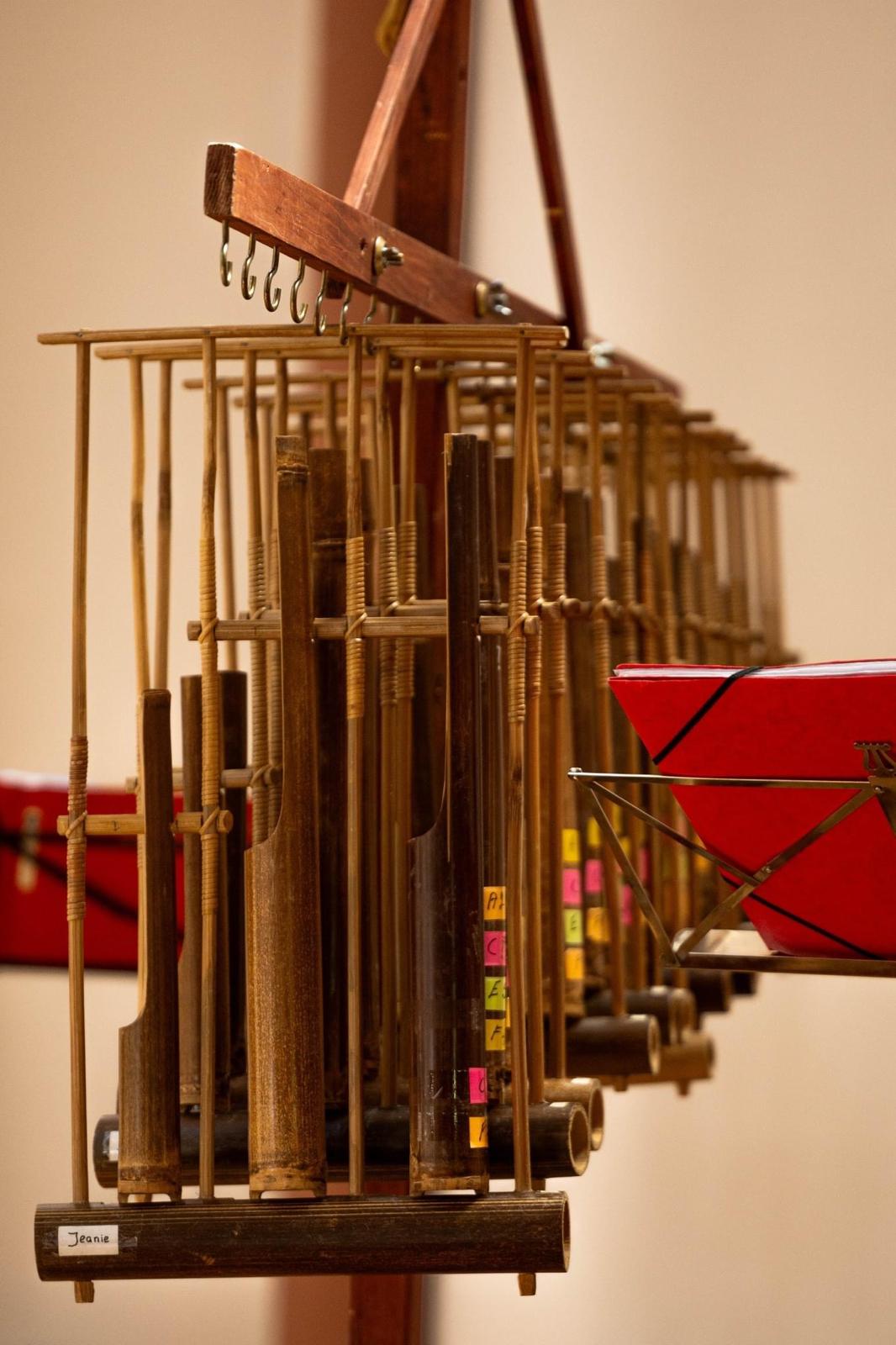 Angklung, een traditioneel Indonesisch instrument