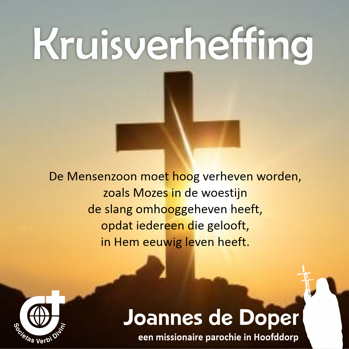 Preek Feest van Kruisverheffing – zaterdag 14 september 2024