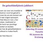 De geloofsbelijdenis jubileert